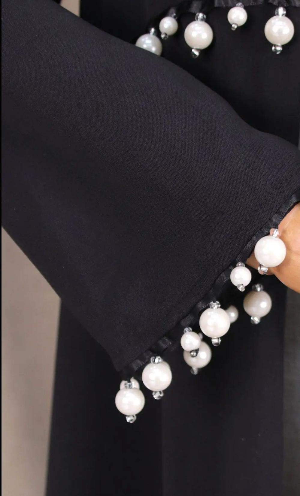 Midnight Pearl Abaya