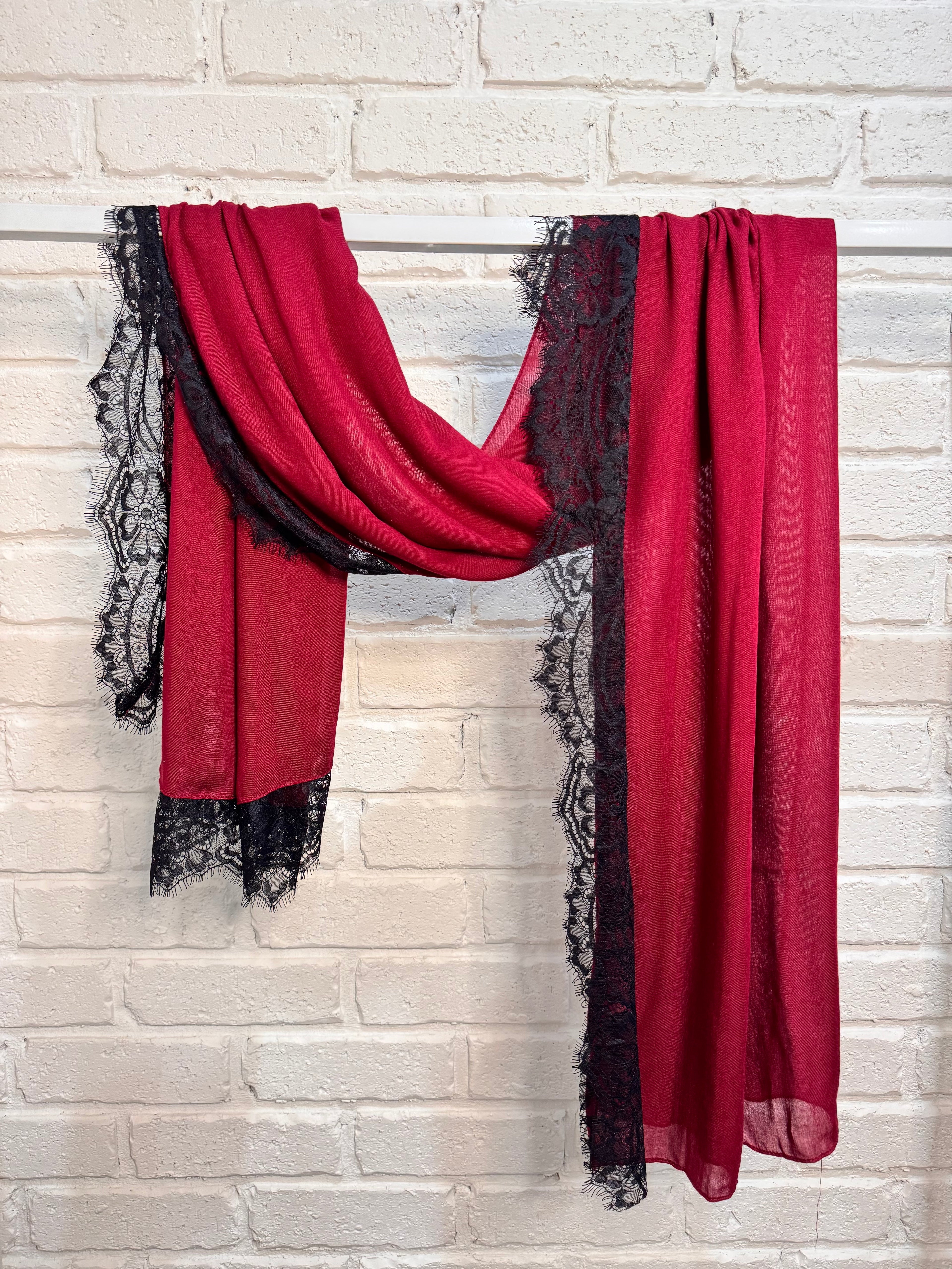Velvet lace modal