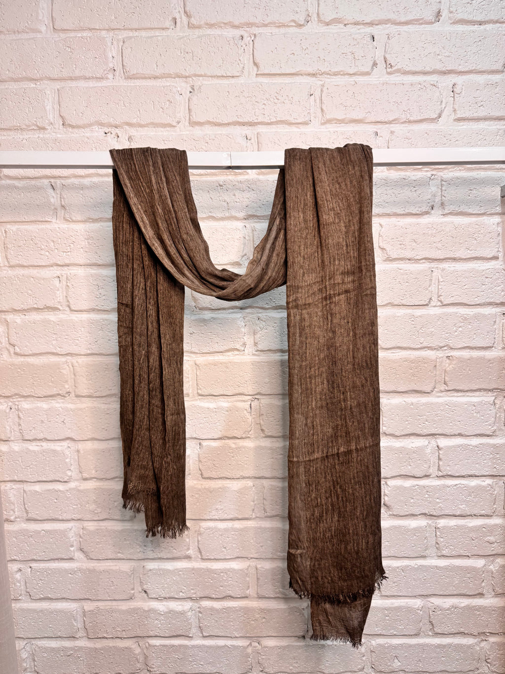 Espresso crinkle hijab