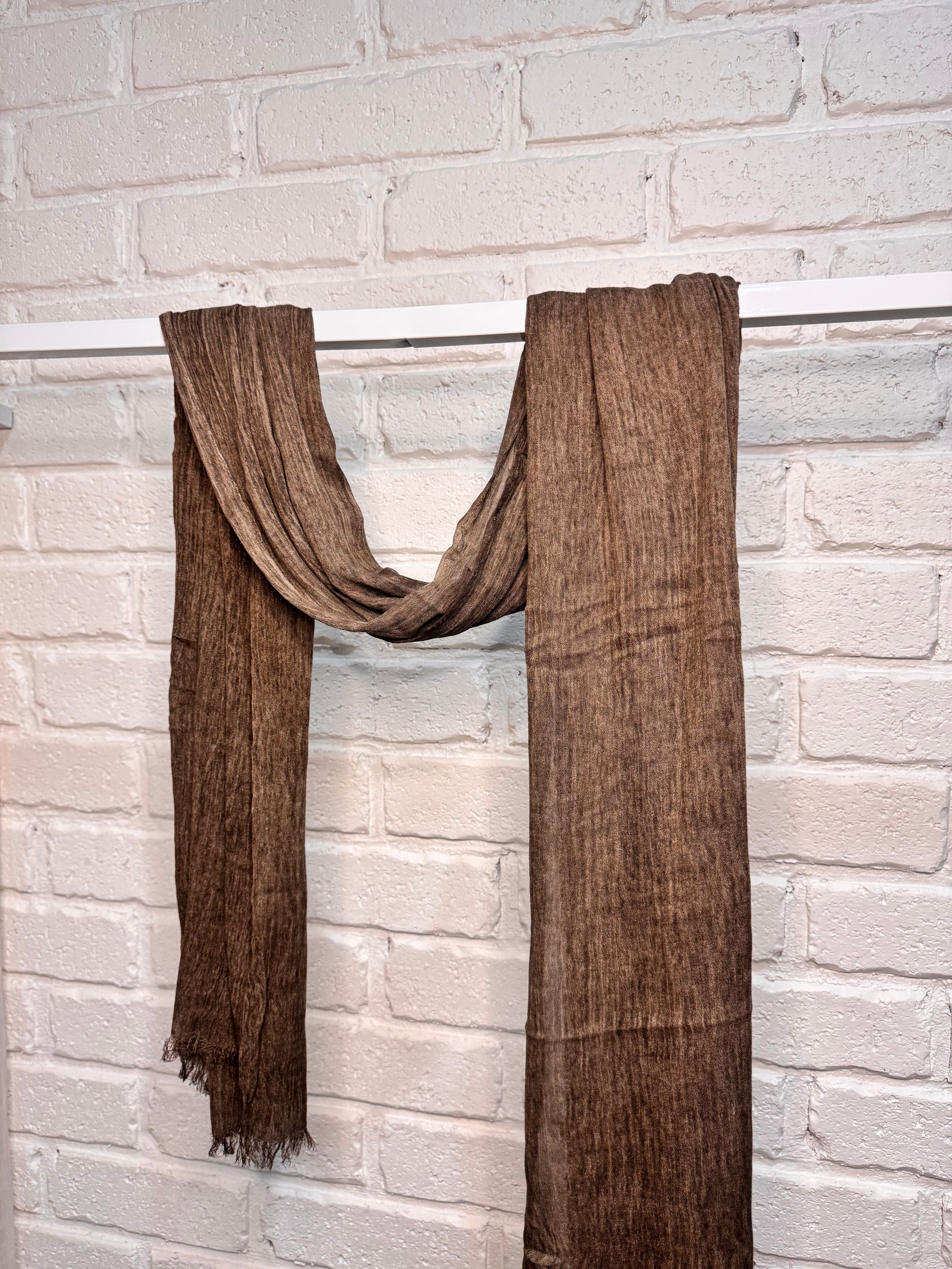Espresso crinkle hijab