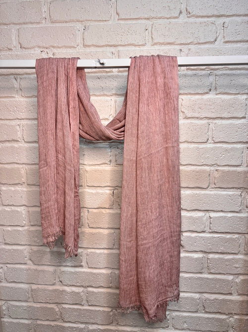 Blush crinkle hijab