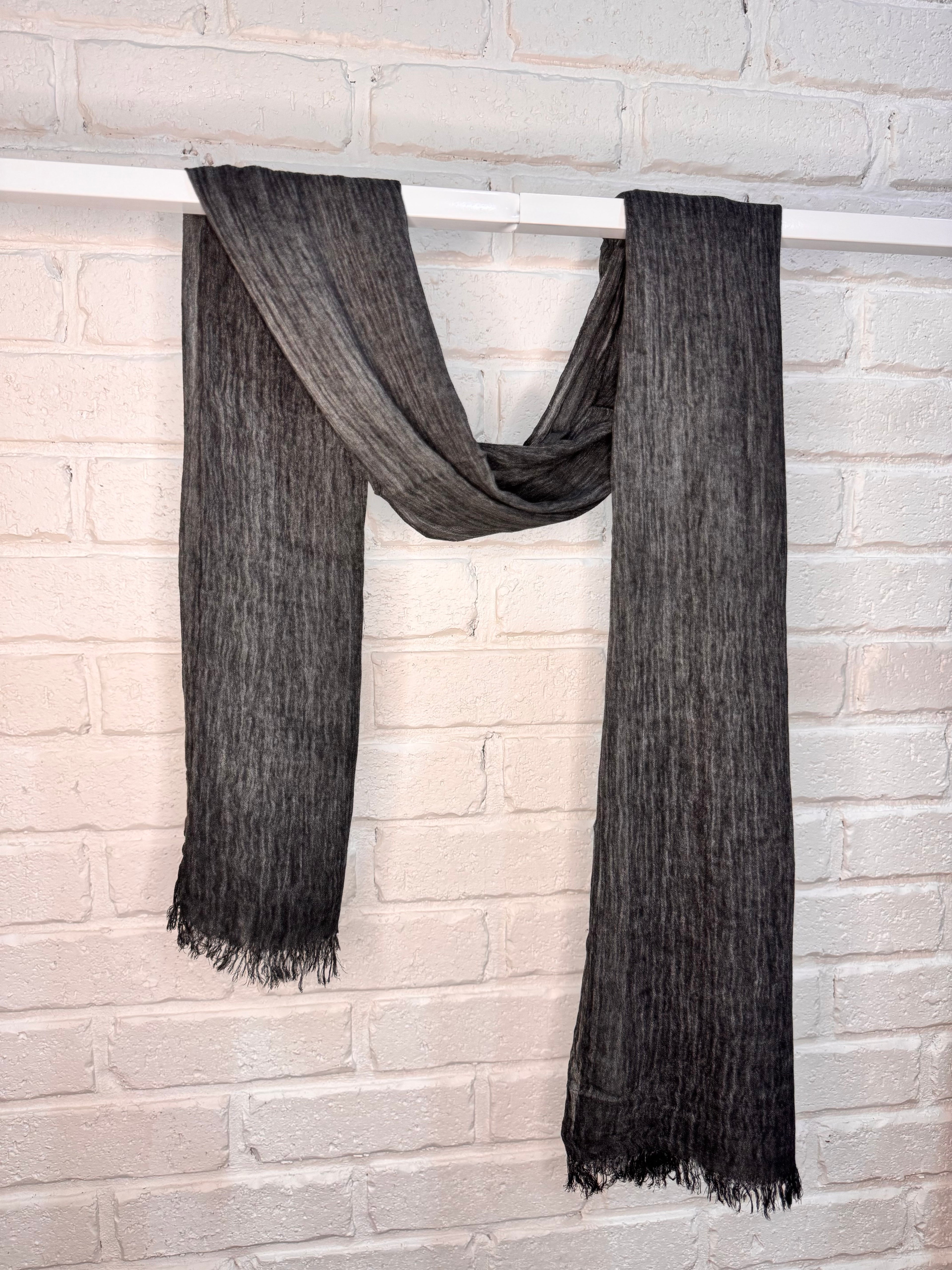 Ebony crinkle hijab