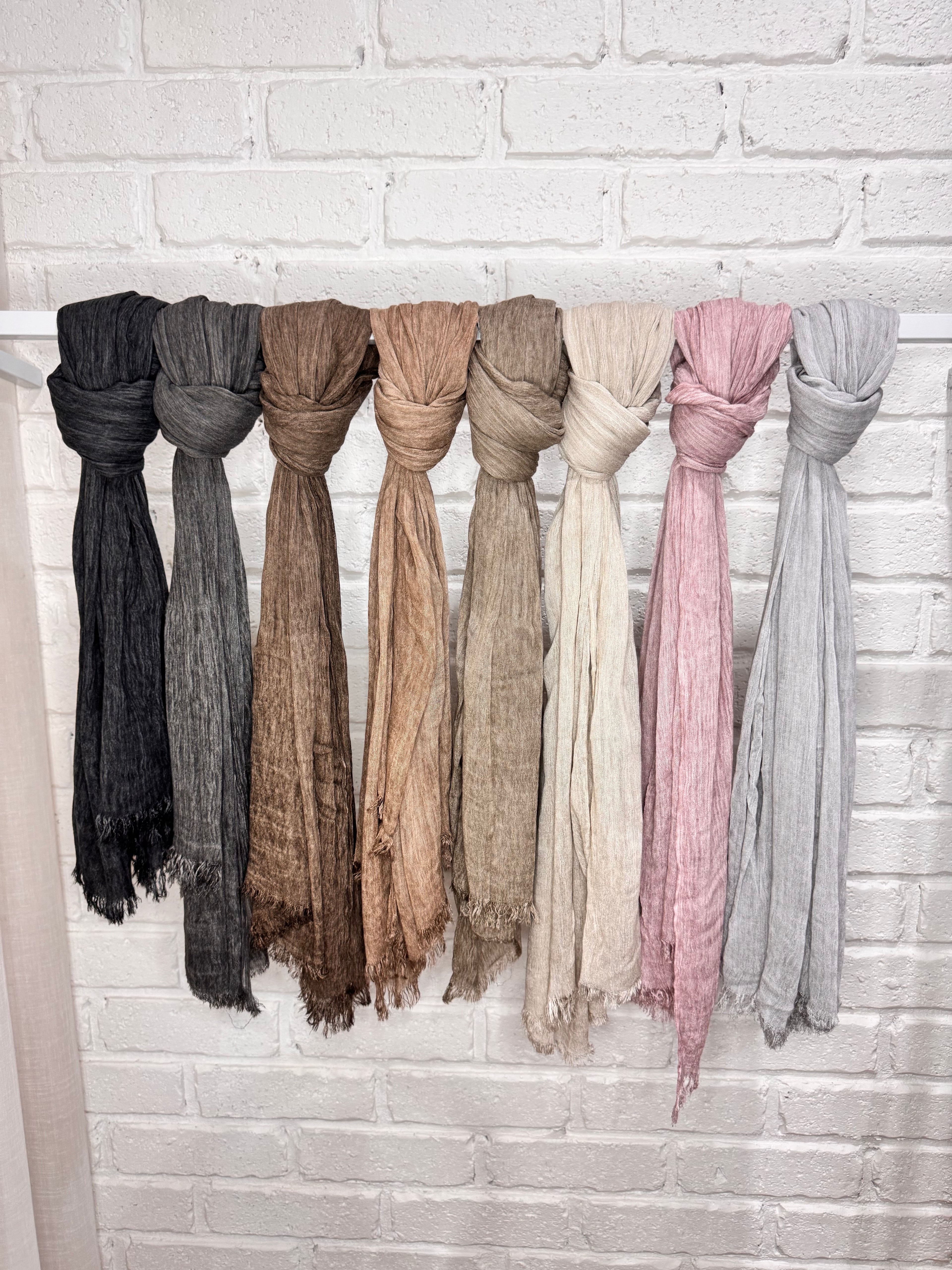 Espresso crinkle hijab
