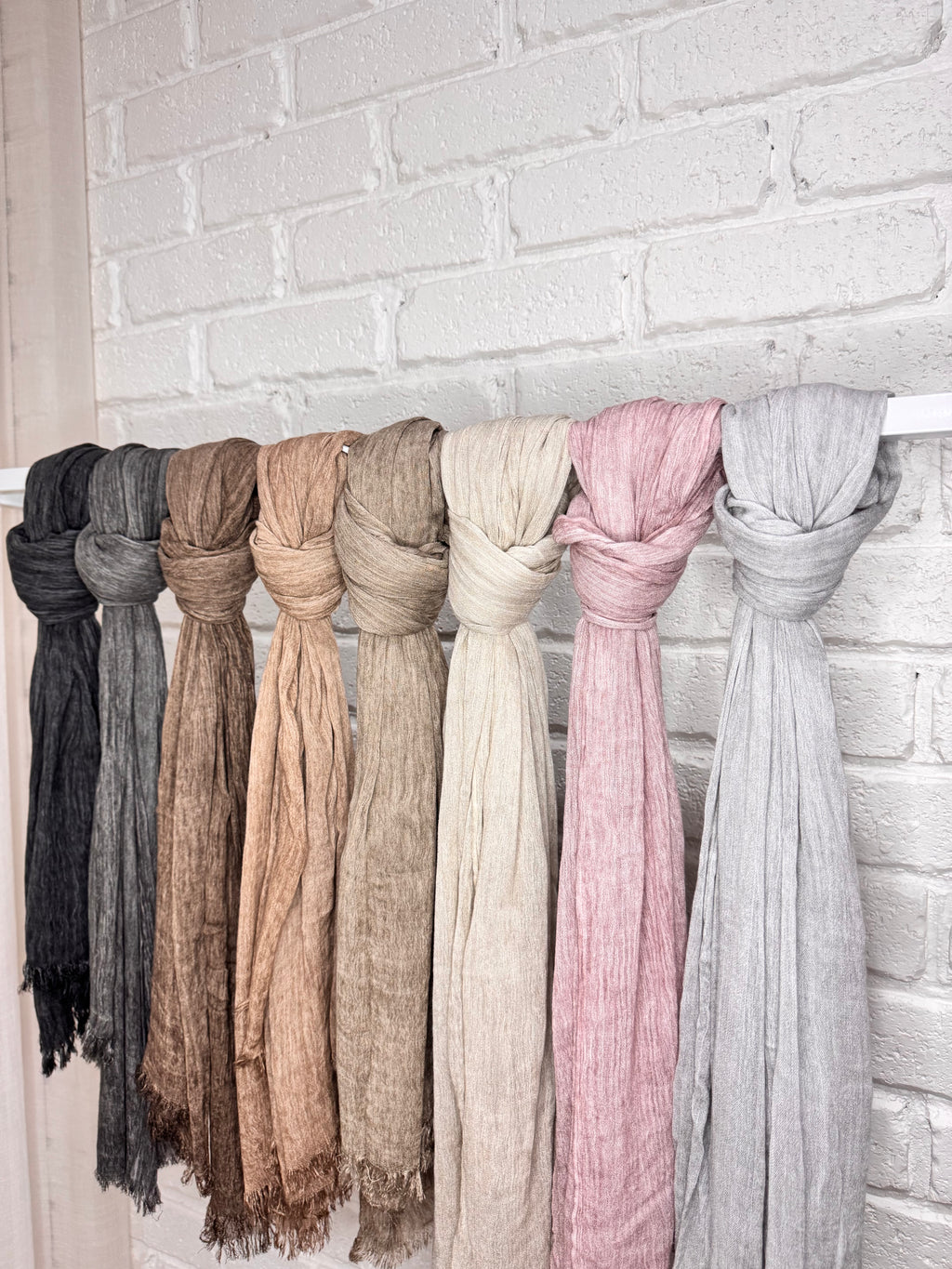 Espresso crinkle hijab