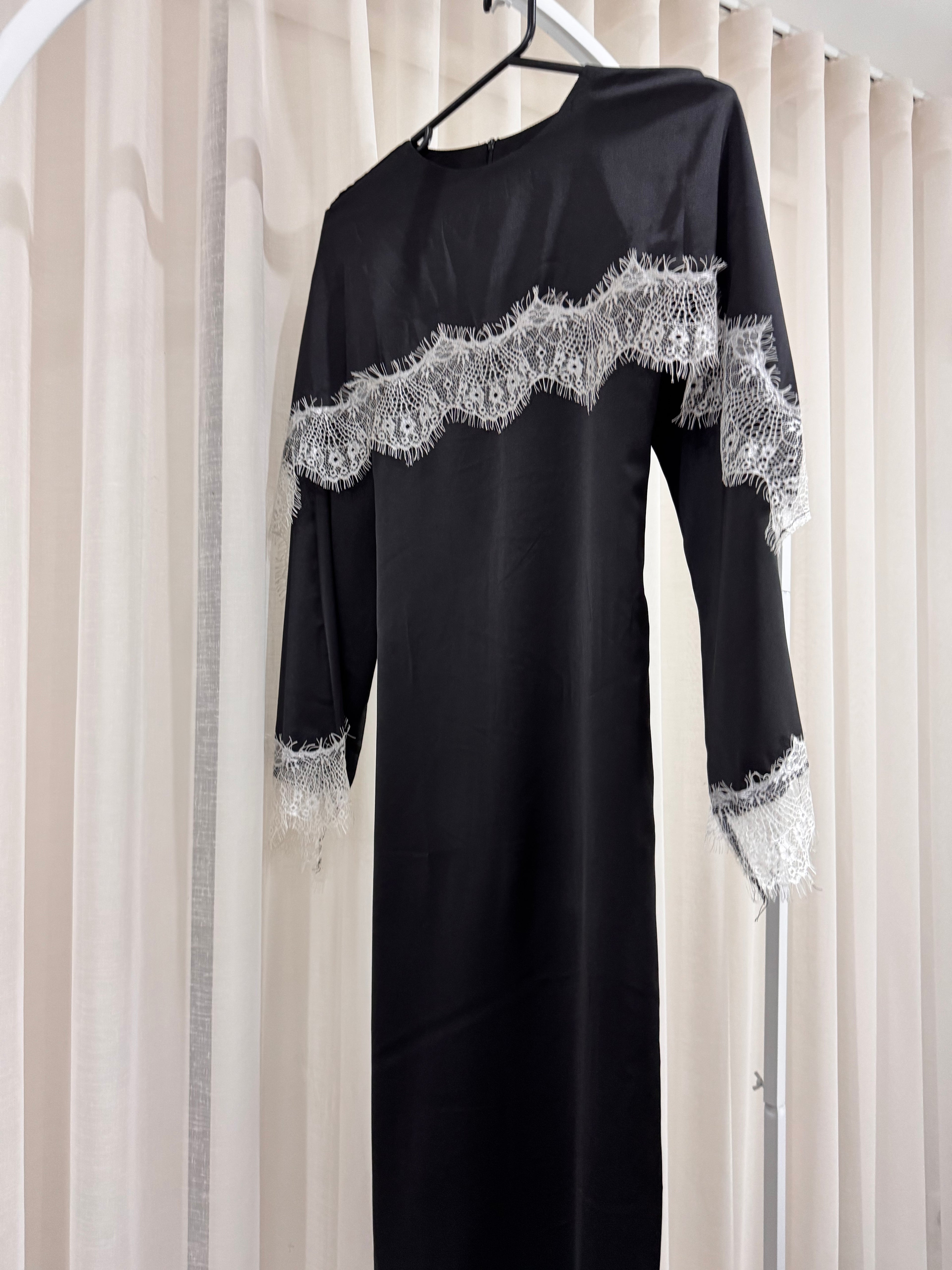 Midnight Lace Dress